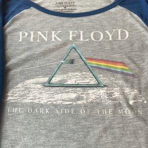 Womens raglan medium Pink Floyd tee Dark Side of the Moon